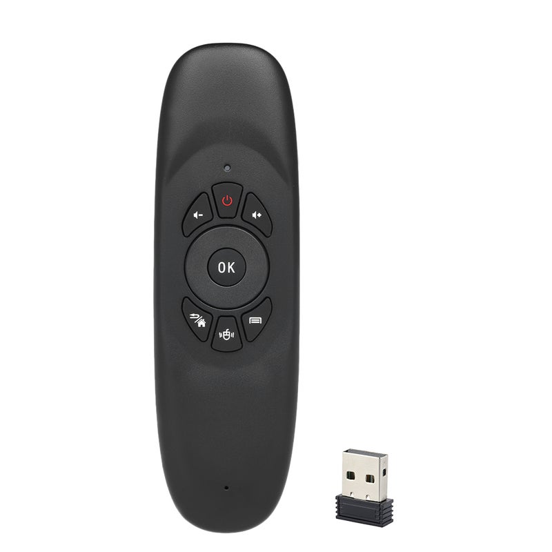 Russian English Air Mouse Wireless Keyboard Remote Control For Smart TV Android TV BOX PC Black