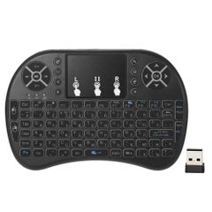 Russian Wireless Keyboard Touchpad Mouse Remote Control For Android TV BOX PC Notebook Black