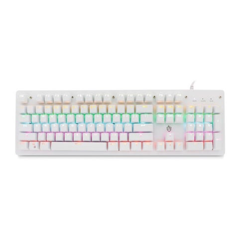 Illuminated 104 Keys Gaming Keyboard USB Powered Operated For Computer Laptop E Sports Trip Travel With Rotator - wired