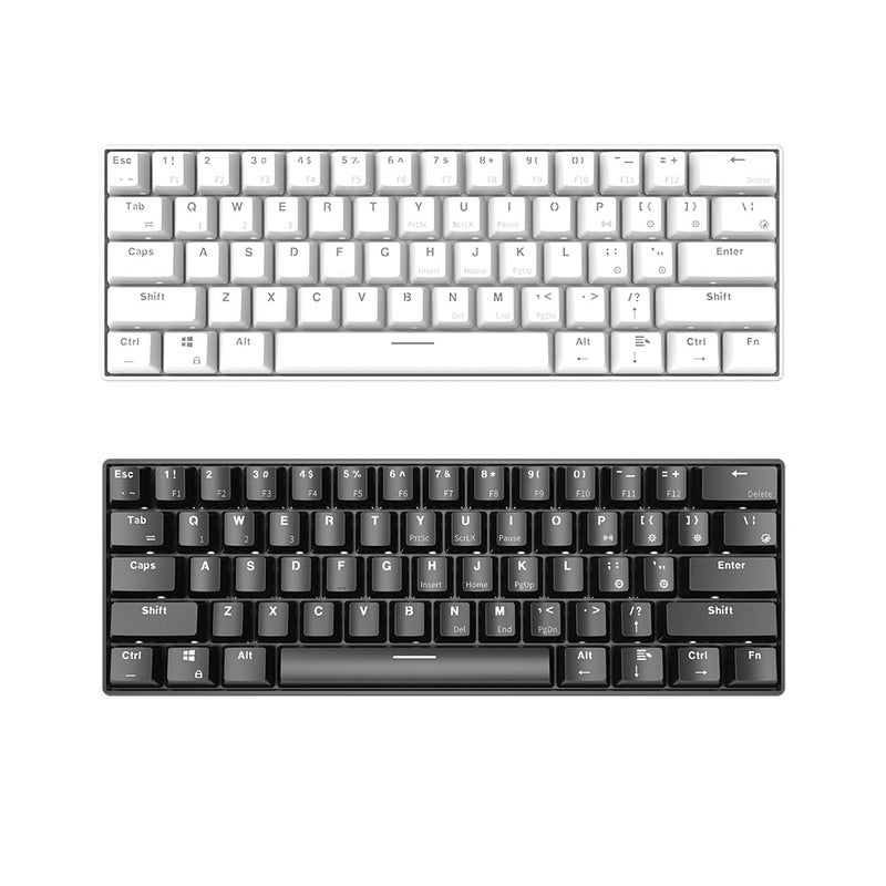 Ajazz i610T 61 Keys USB Wired BT3.0 Dual Mode Gaming Keyboard Monochrome Backlight  - Image 5