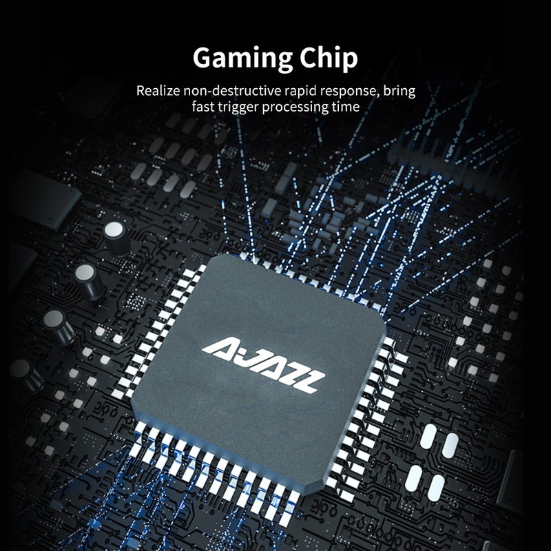 Ajazz i610T 61 Keys USB Wired BT3.0 Dual Mode Gaming Keyboard Monochrome Backlight  - Image 2