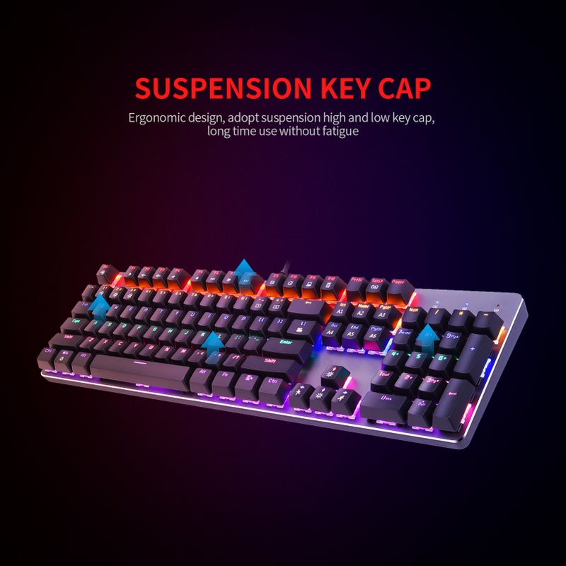 Motospeed K73 104 Keys Gaming Mixed Light With RGB English Keyboard - wired  - Image 4