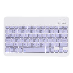 Universal Wireless BT Keyboard Three System Rechargeable Mobilephone Tablet Purple
