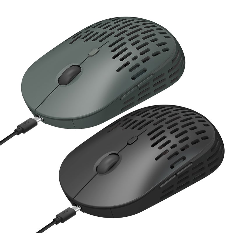 T38 2.4G Wireless Charging Mouse With Adjustable DPI Grey