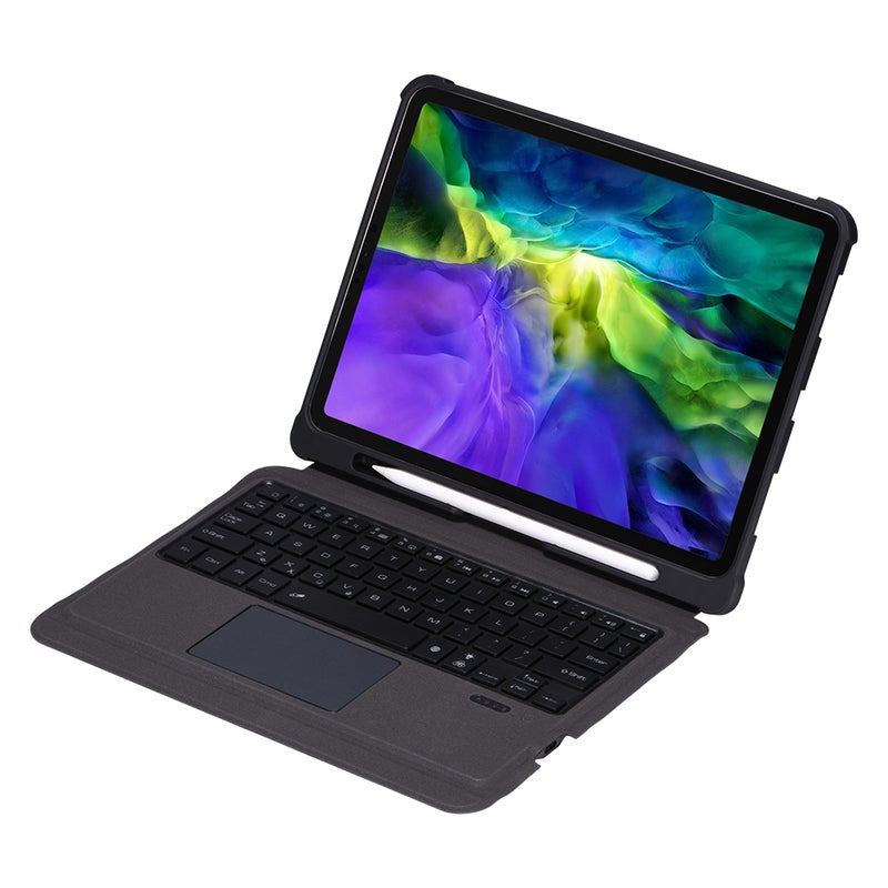 T207 Keyboard Detachable Protective Case With Touchpad Replacement For iPad Pro 11 2018 2020 Black  - Image 1