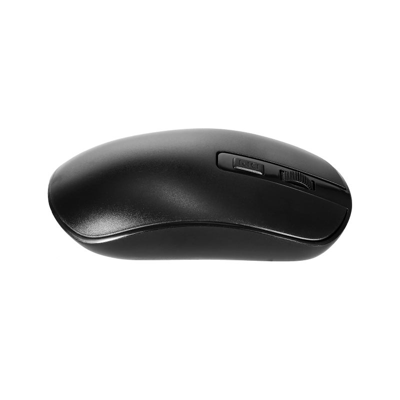 KM901 78 Key Mini Wireless Keyboard And Mouse Combo Set Black
