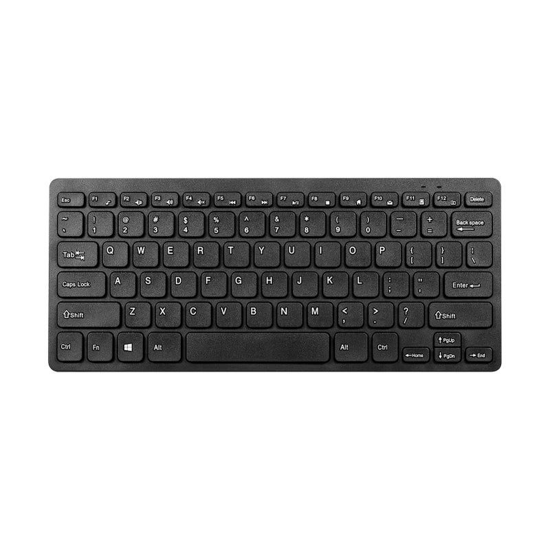 KM901 78 Key Mini Wireless Keyboard And Mouse Combo Set Black