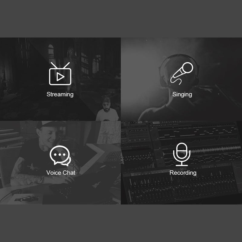 Seiren X USB Streaming Microphone Plug & Play Silver