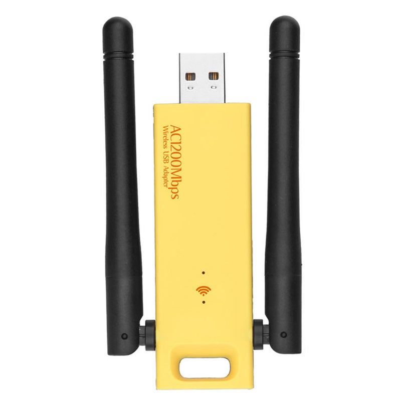 Generic - WD-4602AC 1200Mbps Wireless Dual Band USB Adapter AC1200 USB3.0 Network With Antenna Multicolour - Image 1