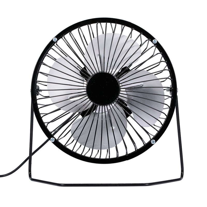USB Mini Desktop Cooler Fan for Office and Home Use Black - Image 2