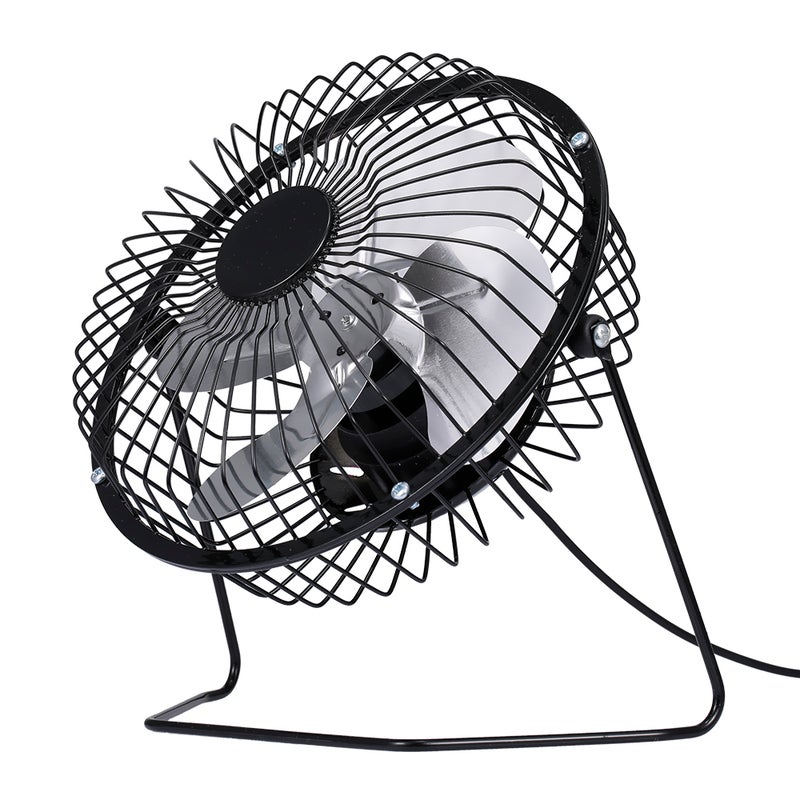USB Mini Desktop Cooler Fan for Office and Home Use Black - Image 4