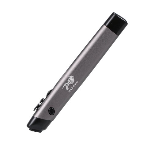 PPT Wireless Presenter Clicker Multifunction Electronic Projection Laser Flip Pen PR-18 Grey