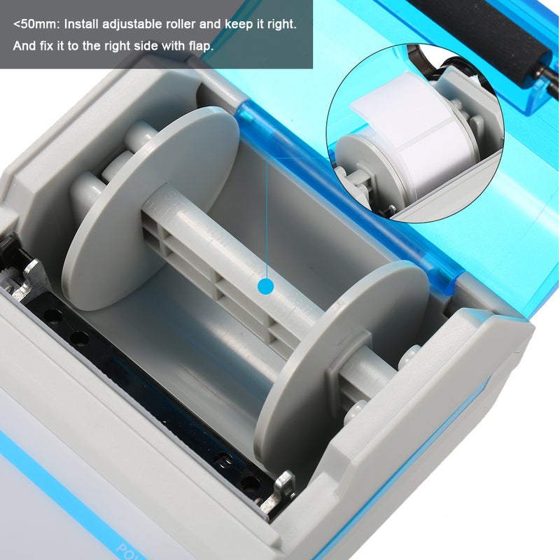 Mini Wireless 58mm BT Direct Qr Code Sticker Clothing Barcode Thermal Label Printer multicolour  - Image 3