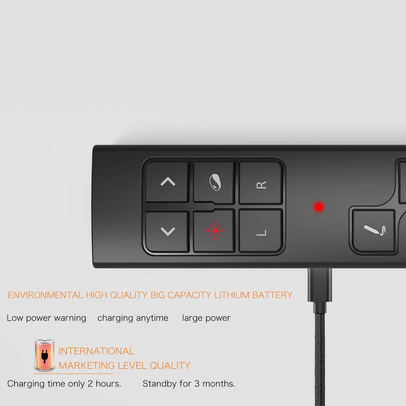 Generic PP930 Wireless Presenter PPT Flip Pen Air Mouse 50m Slide Advancer Laser Pointer multicolour  - Image 5