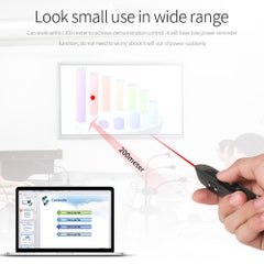 Generic 2.4GHz Wireless Air Mouse Flip Pen Laser Pointer 6 Gxes Gyroscope Presenter multicolour  - Image 1