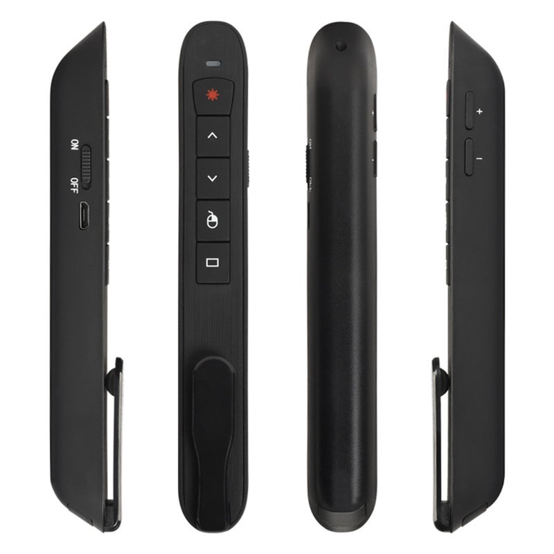 Generic 2.4GHz Wireless Air Mouse Flip Pen Laser Pointer 6 Gxes Gyroscope Presenter multicolour  - Image 3