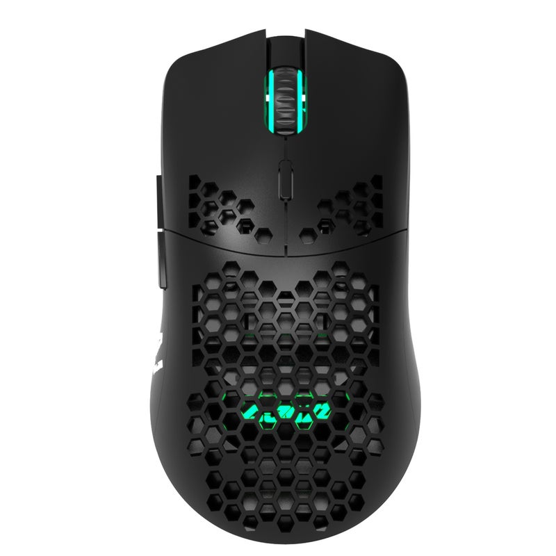 Ajazz AJ390 USB Wired Gaming Mouse with 7 Keys Adjustable DPI Black  - Image 4