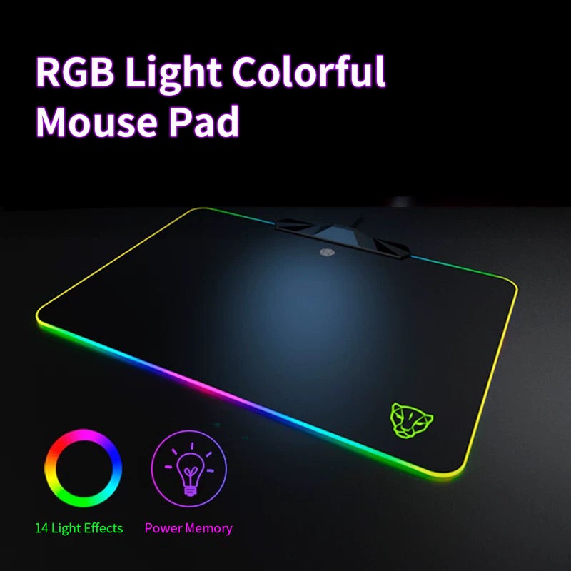 P98 RGB  Capacitive Touch Switch USB Mouse Pad Black