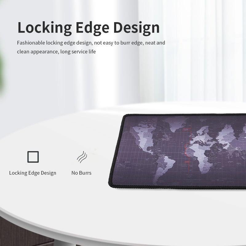Mouse Pad Rubber Anti-Skid Wear-Resistant Black  - Image 5