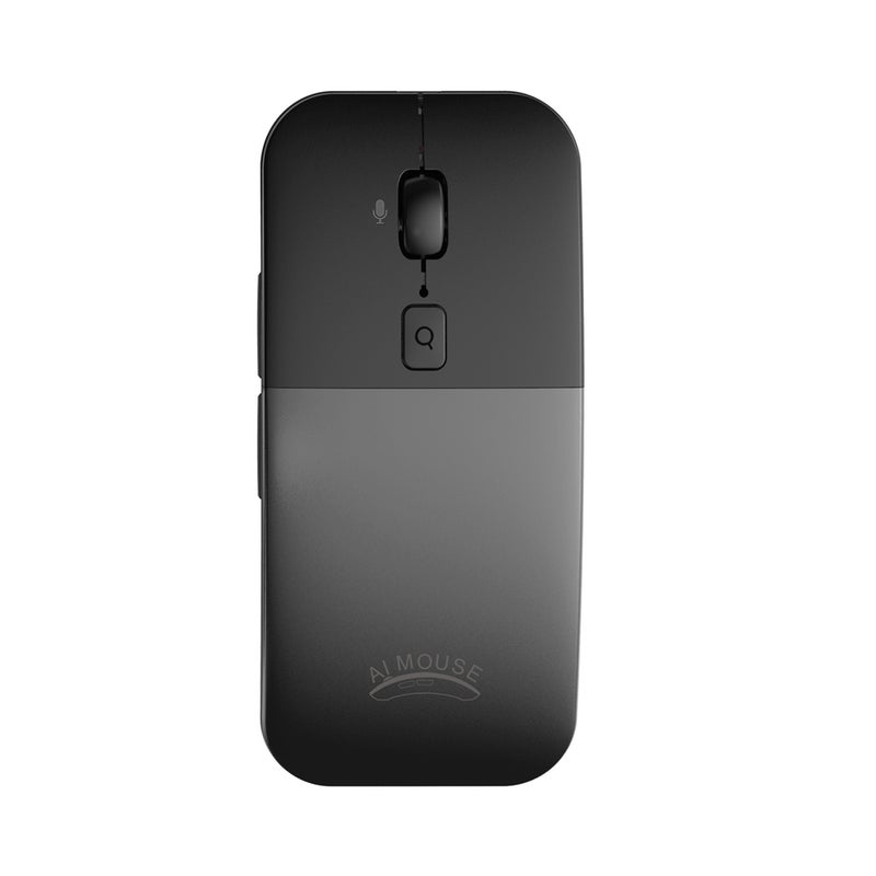 Generic - BM01 AI International Voice Mouse Wireless Translation Mice Multiple Languages Translator Voice Type Speech Grey - Image 1