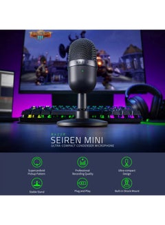 RAZER Seiren Mini Streaming Microphone Silver/White  - Image 2