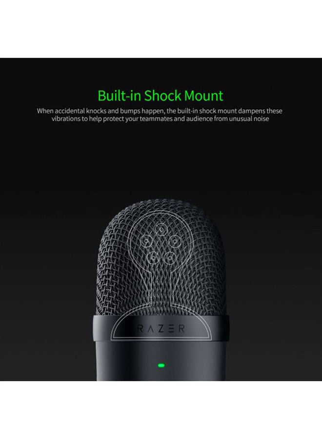 RAZER Seiren Mini Streaming Microphone Silver/White  - Image 4