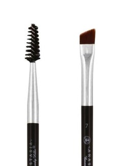 ANASTASIA BEVERLY HILLS Dual-Ended Angled Eye Makeup Brush Black/Silver/Brown  - Image 2