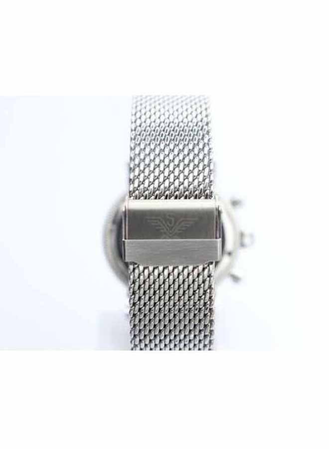 Men's Multidimensional Mesh Chronograph Watch S12557m-3 - 42 mm - Silver
