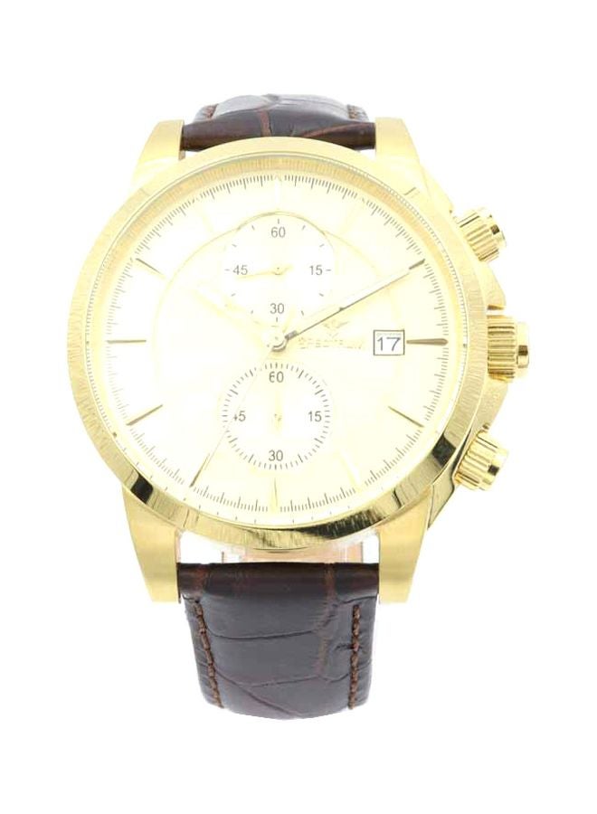Men's Multidimensional Analog Watch S23070M-2 - 40 mm - Brown