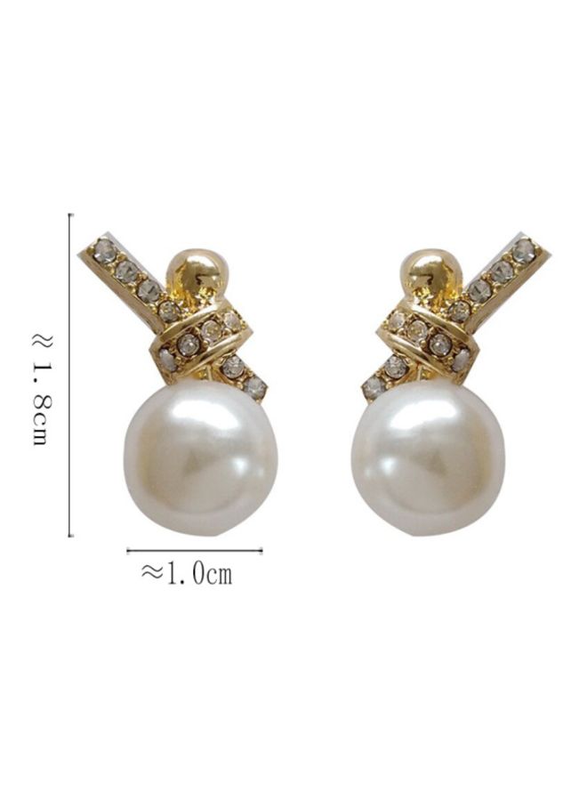 جونسون آند جونسون أقراط مرصعة بلؤلؤ لامع - Image 2