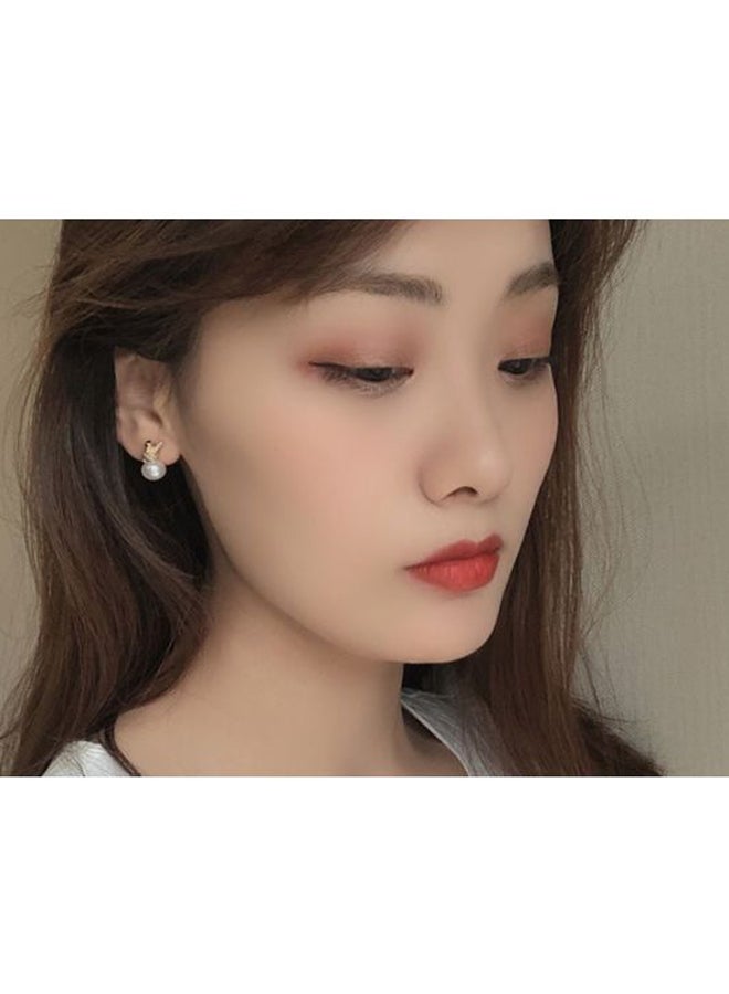 جونسون آند جونسون أقراط مرصعة بلؤلؤ لامع - Image 3