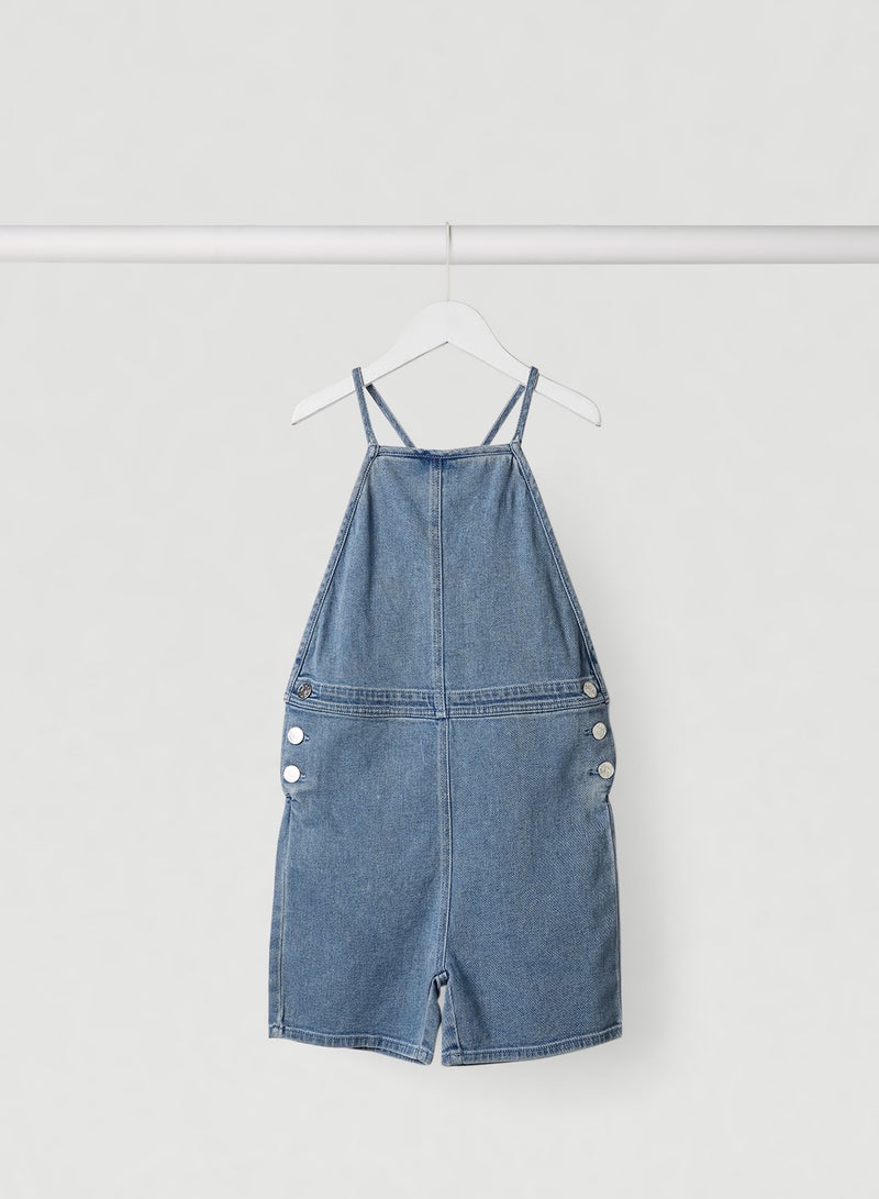 Denim Dungarees Light Blue Denim