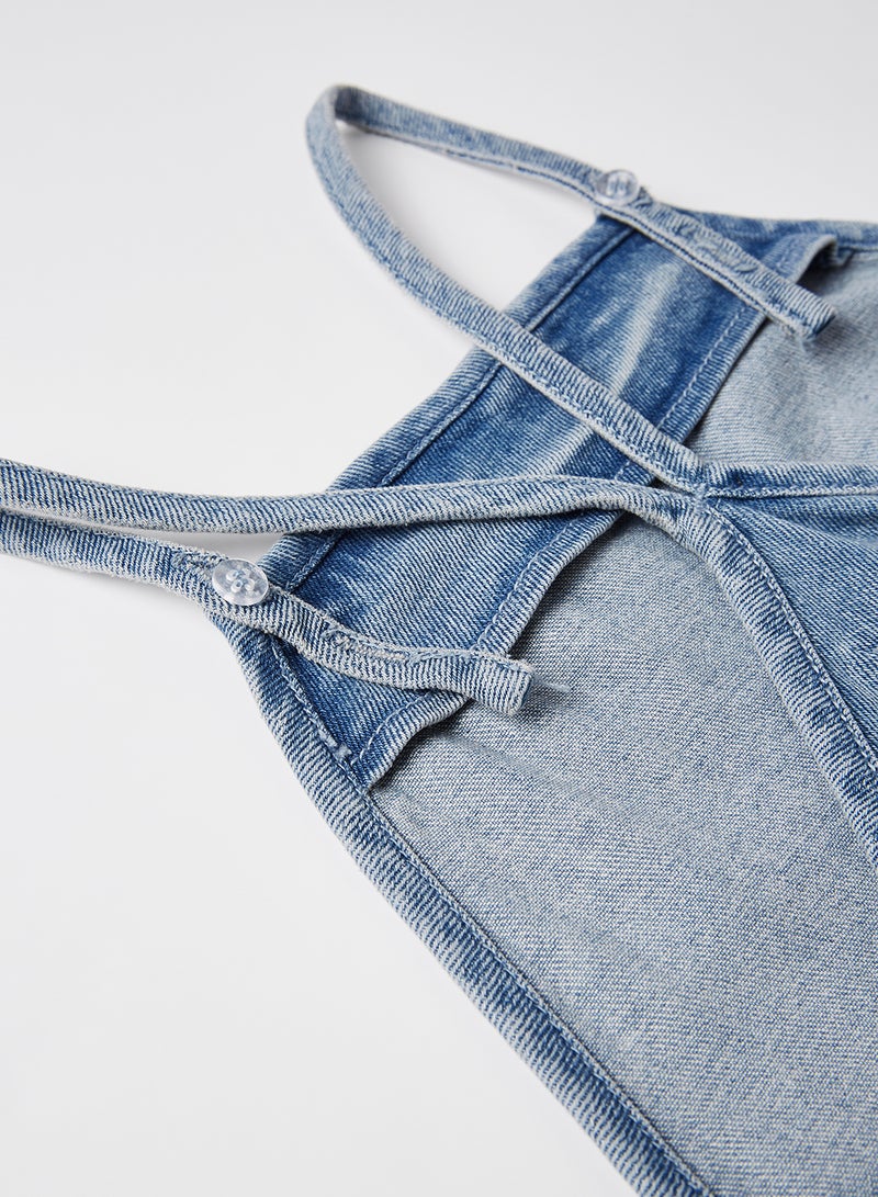 Denim Dungarees Light Blue Denim