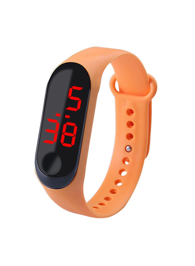 Kids' TPU Band LED Digital Display Watch KMS2649440