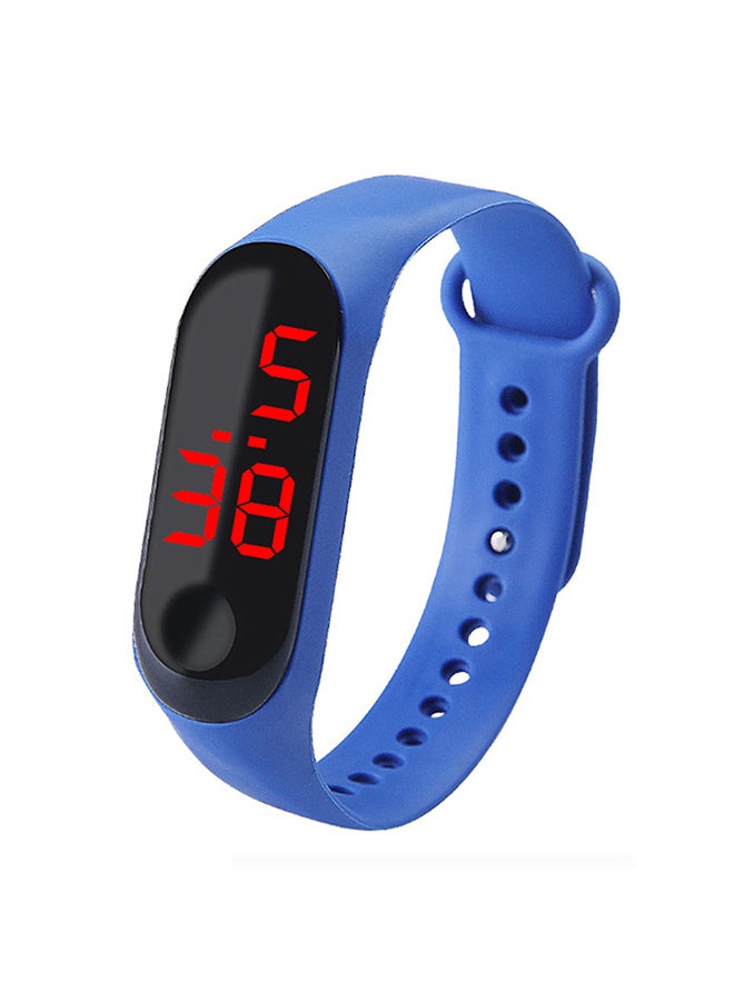 Kids' TPU Band LED Digital Display Watch KMS2649443