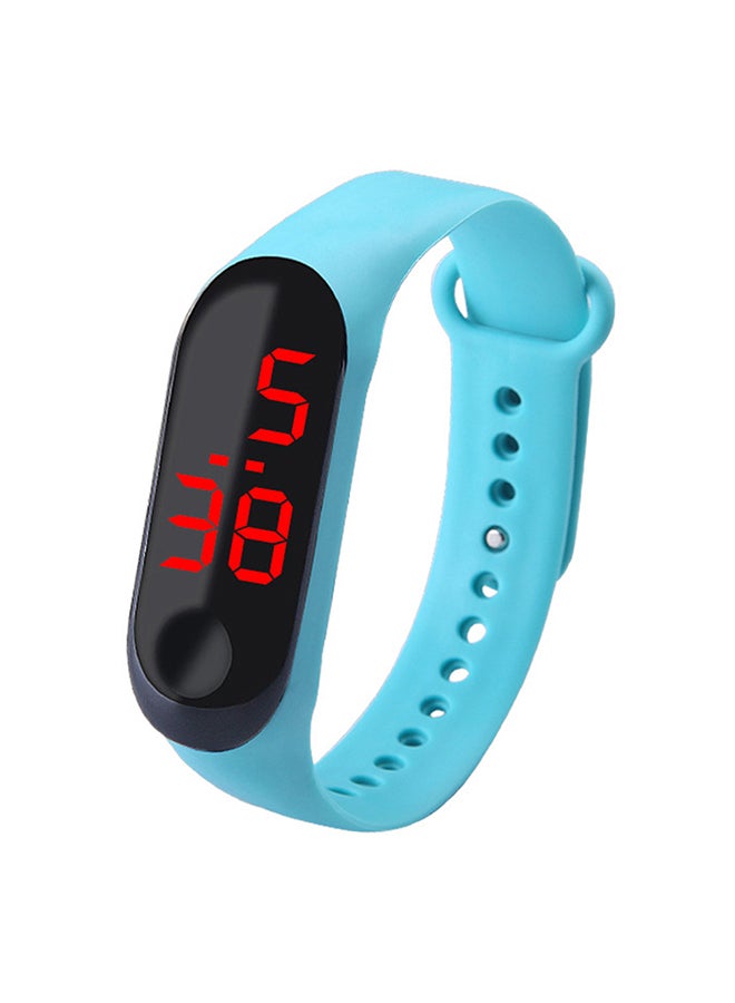Kids' TPU Band LED Digital Display Watch KMS2649444