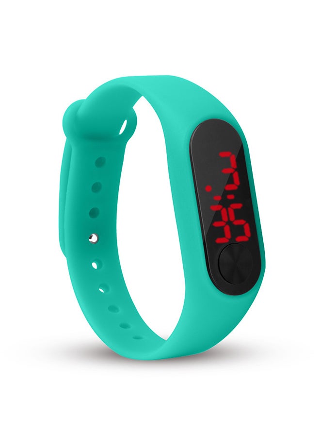 kids_unisex LED Number Display Outdoor Sports Digital Kids Wrist Watch