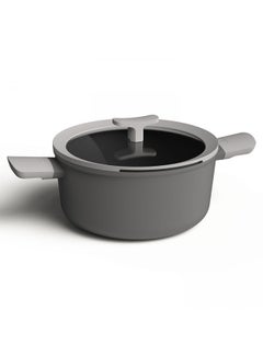 Berghoff Covered Stockpot Leo Line Grey 24cm  - Image 1