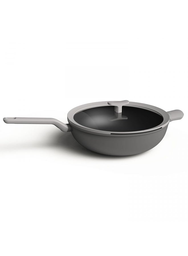 Berghoff - Covered Wok Leo Line Grey 32cm - Image 1
