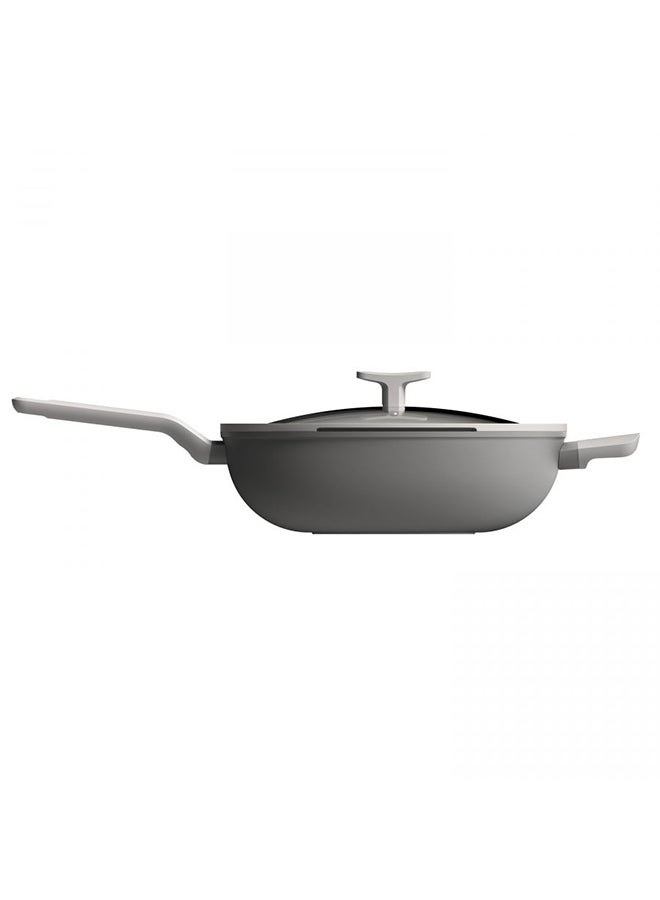 Berghoff - Covered Wok Leo Line Grey 32cm - Image 1