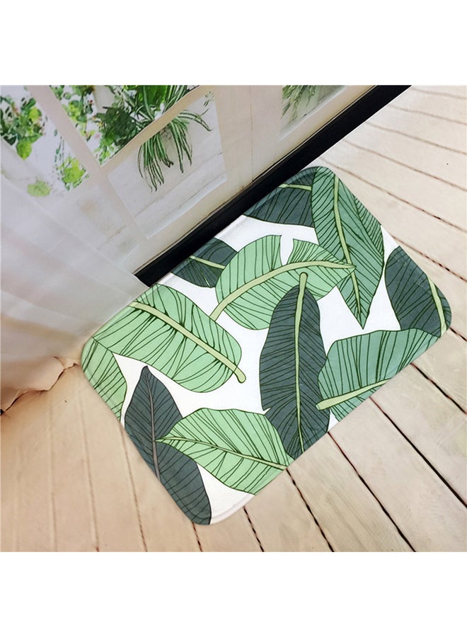 Tree Leaves Anti-Slip Floor Mat Home Bathroom Kitchen Bathroom Carpet 3# 40x60cm - Image 3