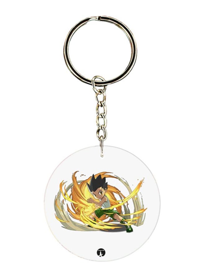 BP Anime Hunter X Printed Keychain Multicolour