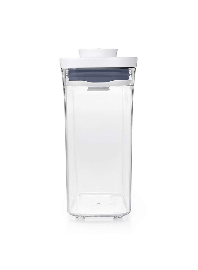 OXO GG POP 2.0 Slim Rectangle Short Clear 40.3 x 20.2 x 41.9cm  - Image 2
