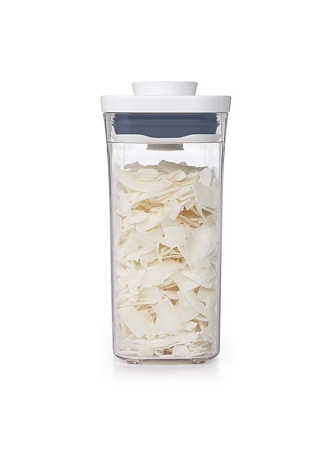 OXO GG POP 2.0 Slim Rectangle Short Clear 40.3 x 20.2 x 41.9cm  - Image 3