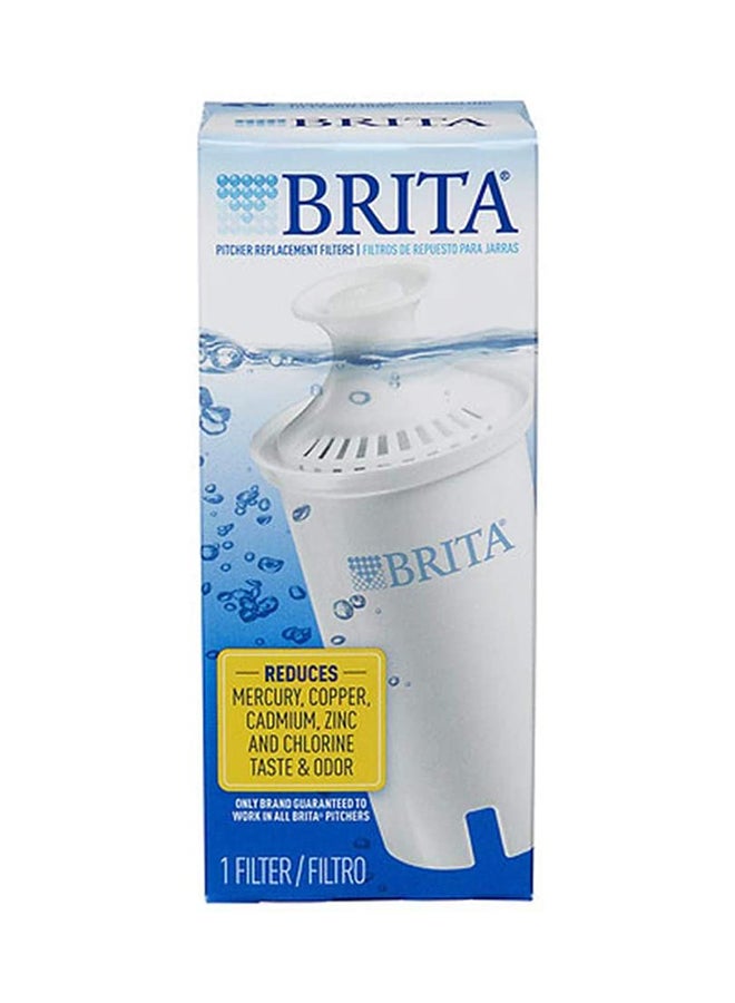Pitcher Water Replacement Filter White 1mm