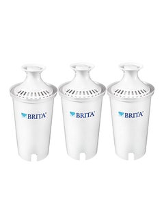 BRITA 3-Pics Water Filter Pitcher Advanced Replacement Filters White  - Image 2