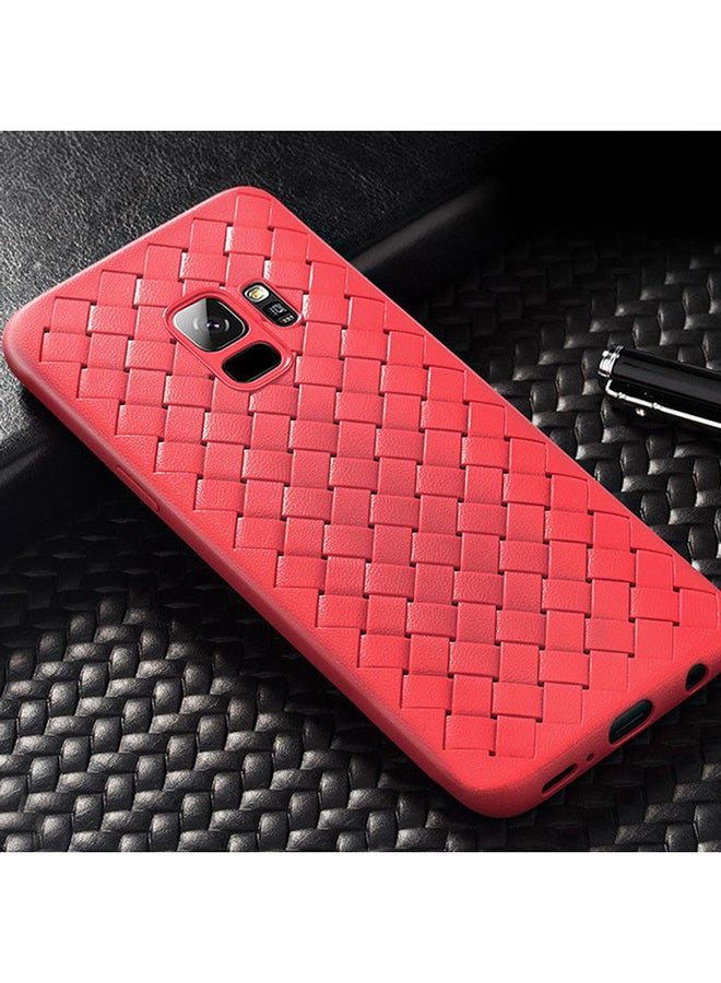 روك غطاء حماية رفيع للغاية من سلسلة ويف لهاتف سامسونج جالاكسي S9 أحمر - Image 3