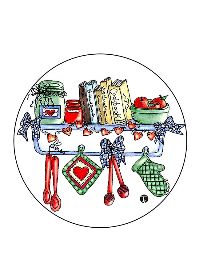 BP Wooden Fridge Magnet Multicolour 5.5cm - Image 1