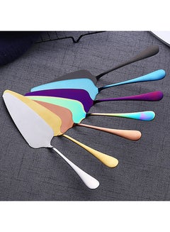 Generic Stainless Steel Cake Server Pizza Cheese Spatula Pastry Butter Divider Knife Golden 20*10*20cm  - Image 3
