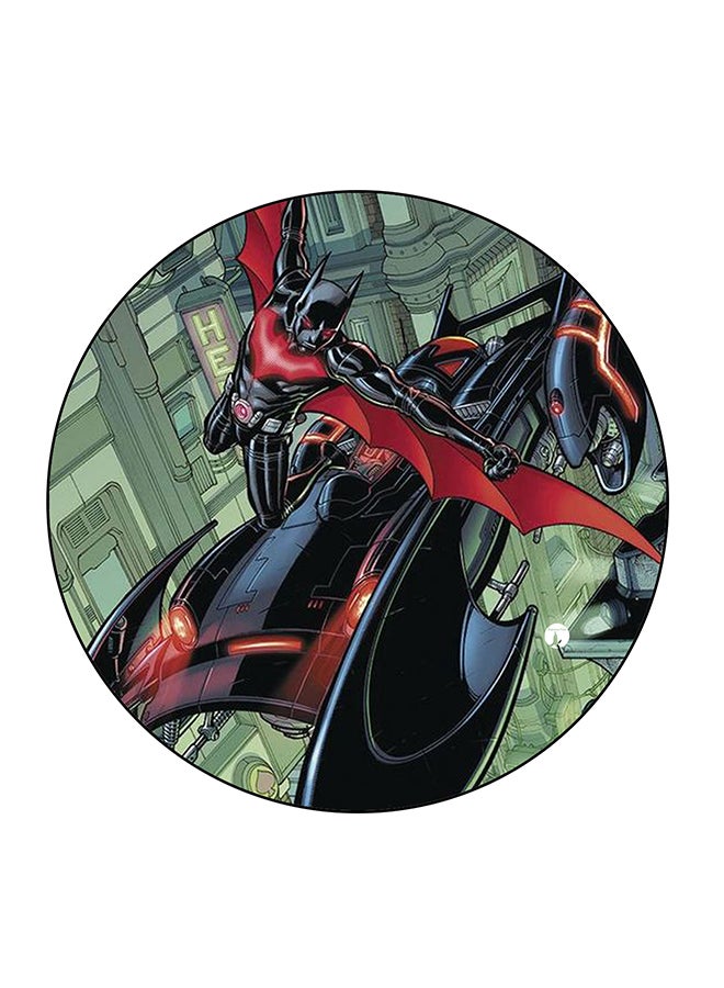 Bat Man Printed Fridge Magnet Multicolour 5.5 x 5.5cm